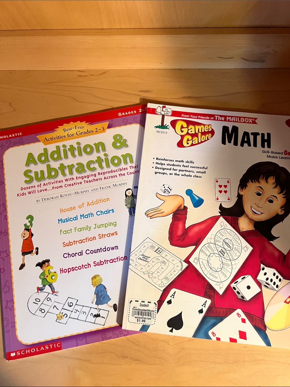 Addition & Subtraction / Games Galore Math Activity Books